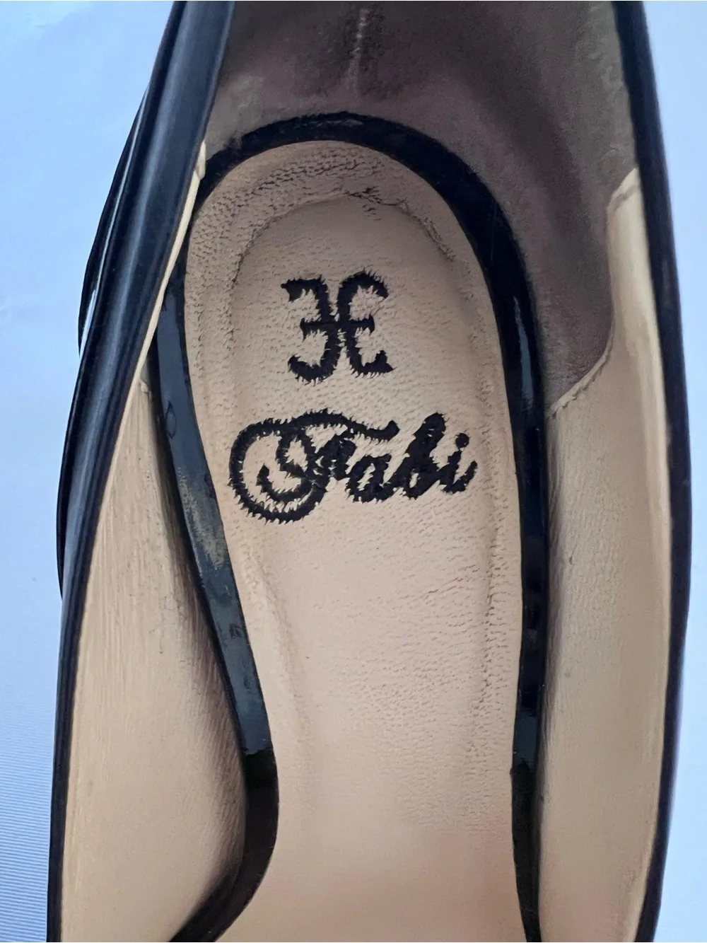 FABI Open-Toe Leather Pumps – Black – EU 36.5 – Made in Italy
